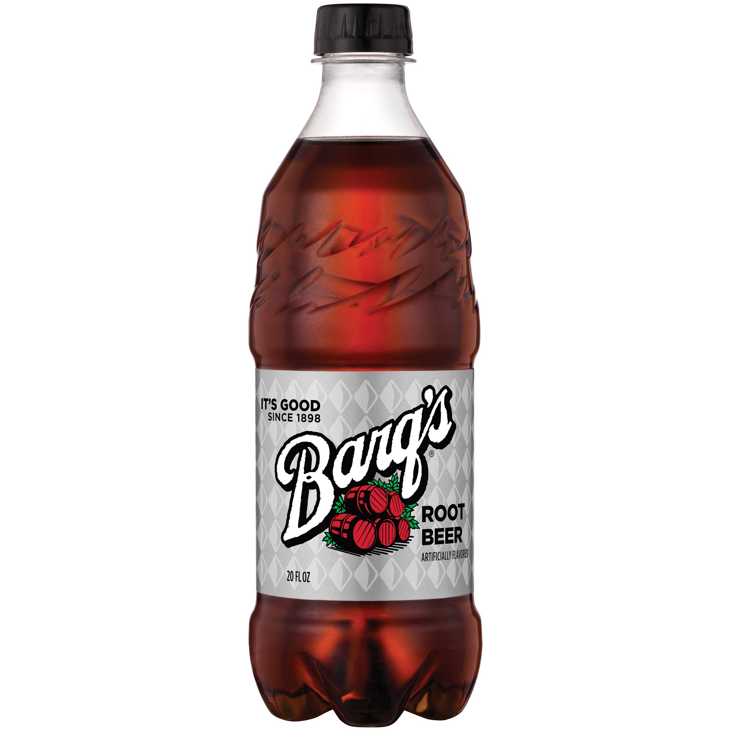 Barq's Root Beer - 20 oz Bottles (24 Pack) | Caffeine-Free Carbonated Soft Drink for Parties, BBQs & Family Gatherings