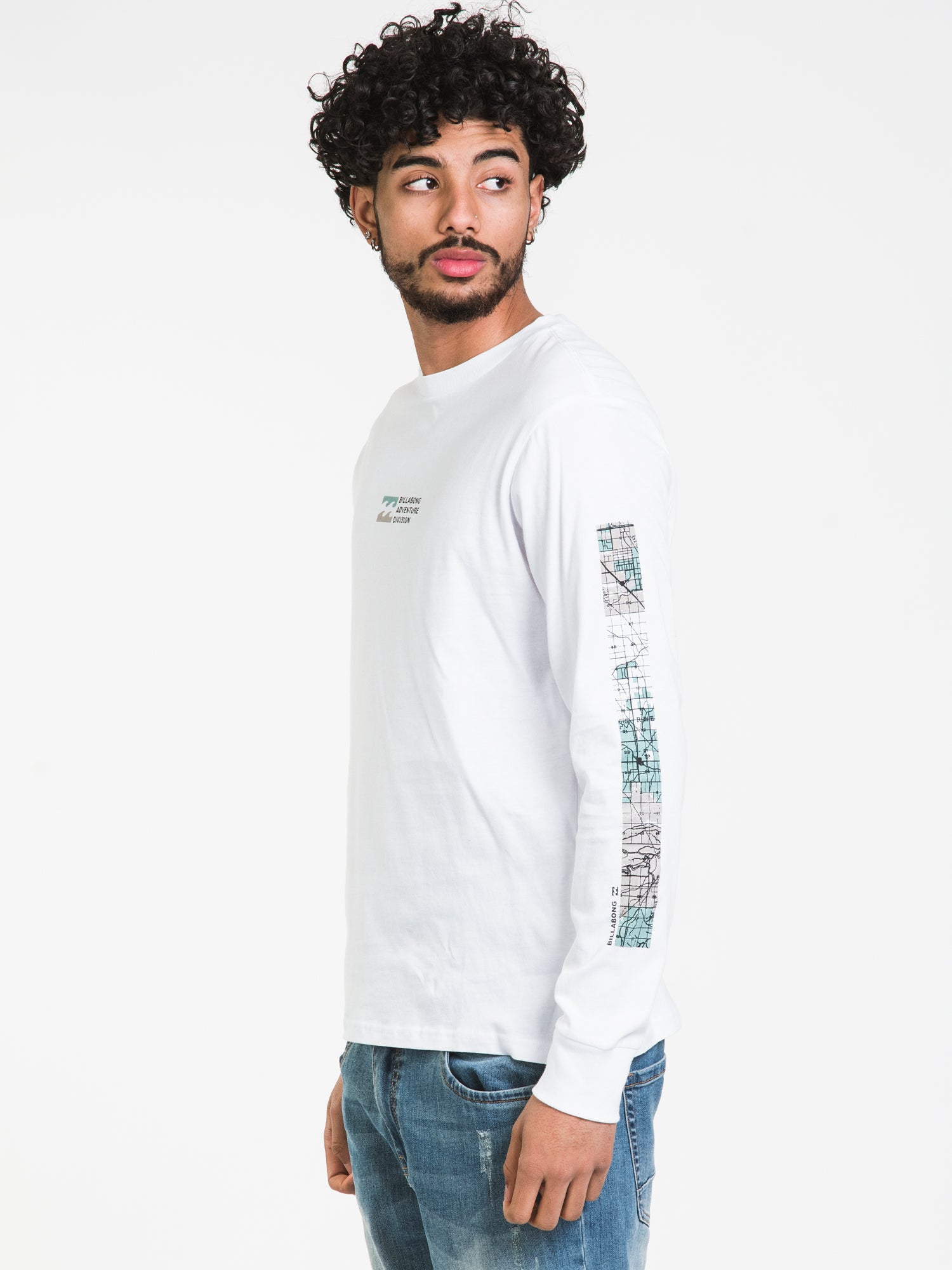 BILLABONG Coordinates Long Sleeve T-Shirt - Men's Casual Graphic Tee for Surfing, Skateboarding & Streetwear | Clearance Sale
