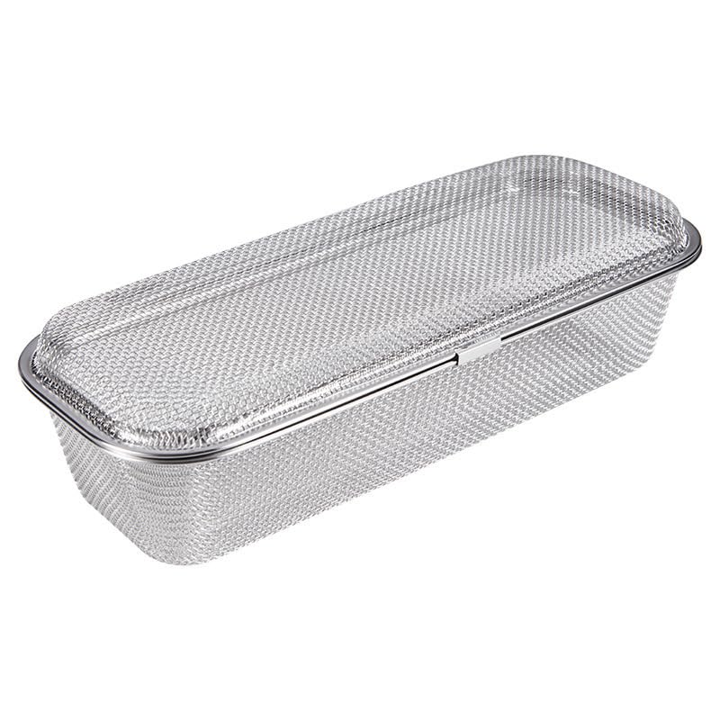 Stainless Steel Dishwasher Silverware Basket - Replacement Utensil Holder with Mesh Drain for Small Kitchen Items | Perfect for Organizing Cutlery, Baby Bottles & Kitchen Tools