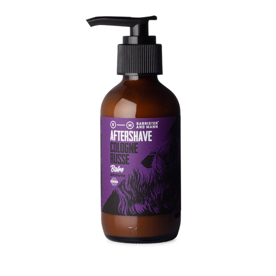Barrister and Mann Cologne Russe Aftershave Balm - Soothing Post-Shave Moisturizer for Men | Perfect for Daily Grooming & Sensitive Skin Care