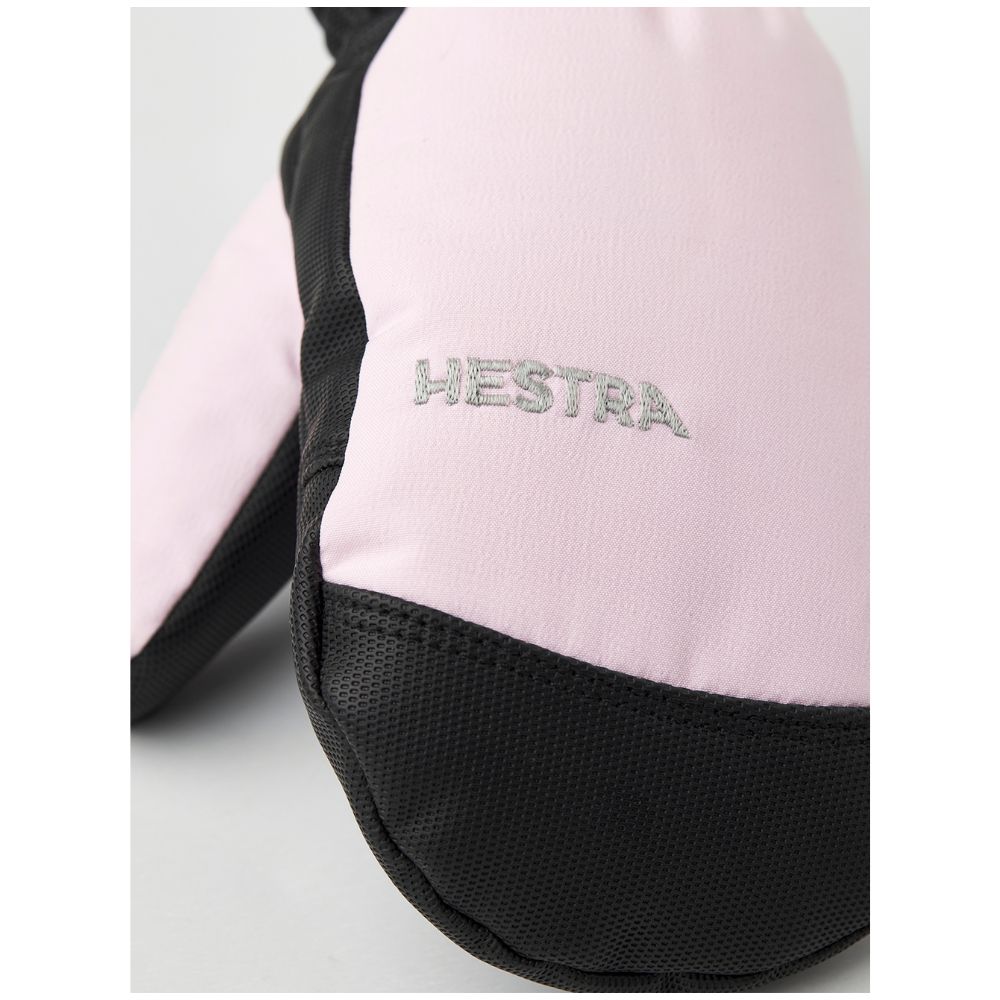 Hestra Ferox Primaloft Kids Ski Mittens - Warm Waterproof Winter Gloves for Boys & Girls, Pink (32991) - Perfect for Snowboarding, Sledding & Cold Weather Activities