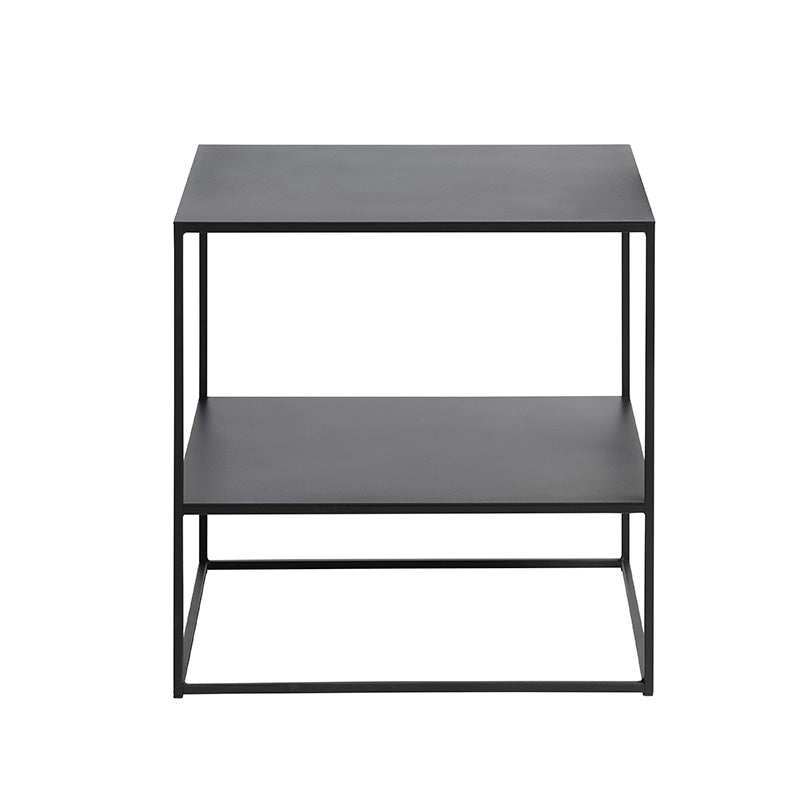 Modern Square PEBBLE Coffee Table 50x50cm Black - Perfect for Living Room, Lounge & Office Decor