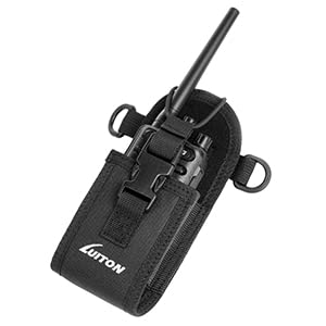 Firefighter Radio Holster & Shoulder Strap Bundle (2-Pack) - Secure EMT EMS Two-Way Radio Holder with Anti-Sway Strap for Walkie Talkies & Scanners - Perfect for Emergency Response & Outdoor Adventures