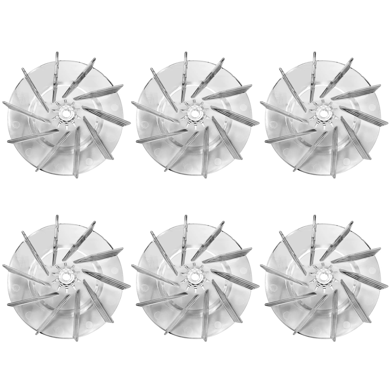 Eureka Sanitaire 12988 Vacuum Cleaner Replacement Plastic Impeller Motor Fan - 6 Pack - Compatible with Eureka 12988 Model - Perfect for Home Cleaning & Vacuum Maintenance