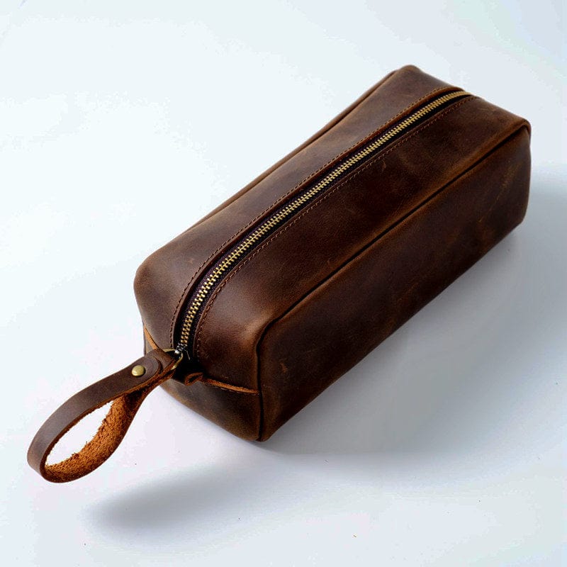 Premium Leather Pencil Case - Durable Pen Organizer with Multiple Pockets for School, Office & Travel - Perfect for Students, Professionals & Artists
