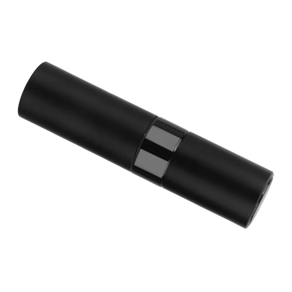 8ml Portable Travel Mini Refillable Perfume Atomizer Bottle Pump - 3 Colors (Black) for Women & Men, Perfect for Airplane Carry-On, Gym Bag & Purse Essentials