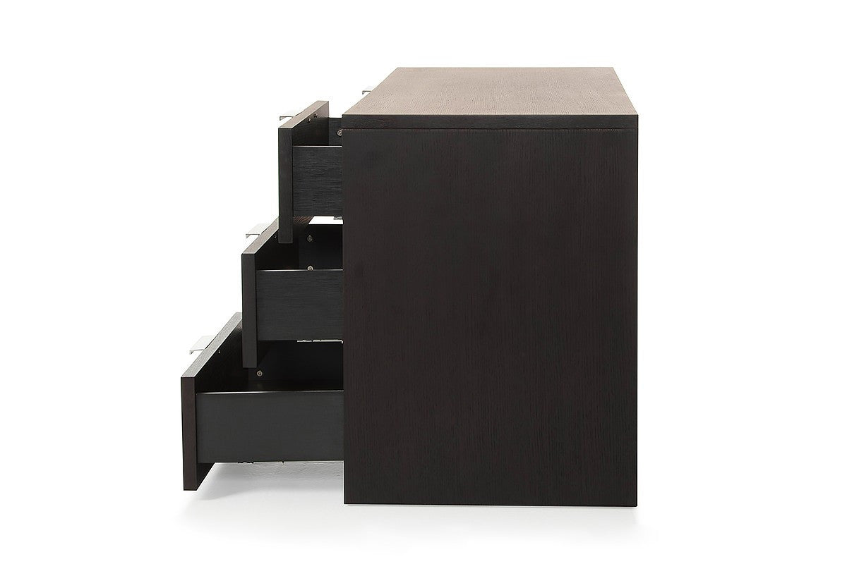 Lauren 6-Drawer Dresser - Modern Wooden Chest of Drawers for Bedroom, Living Room & Closet Storage Organization