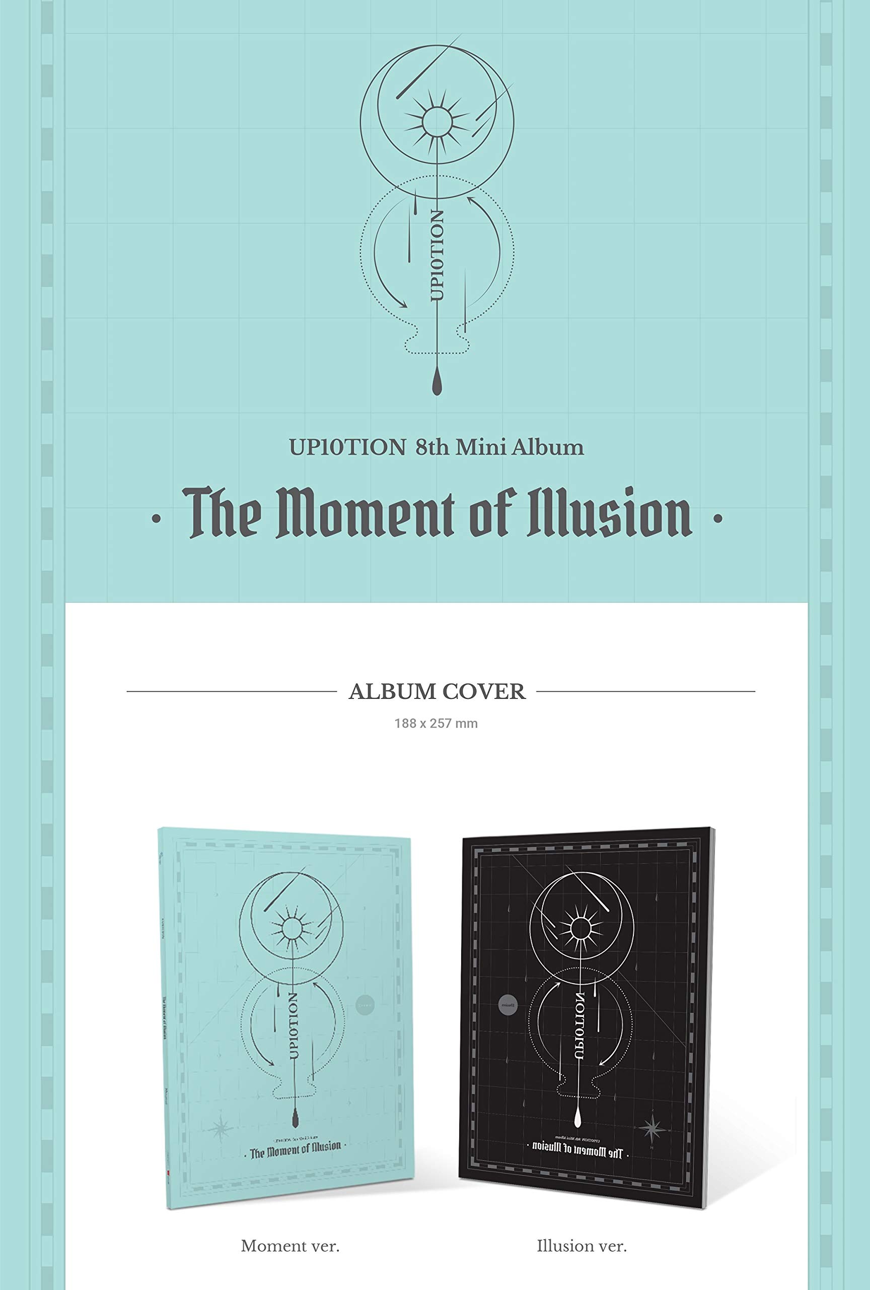 Moment of Illusion Album Version with 88-Page Booklet, Photo Cards & Clear Photo Cards | K-Pop Collectible for Fans, Gift Idea for Music Lovers