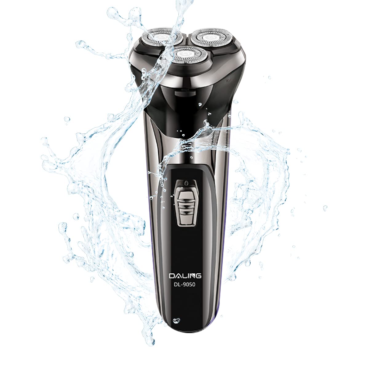 3-in-1 Electric Shaver for Men - 100% Waterproof Wet & Dry Rotary Shaver with LED Display - Perfect for Travel, Gym & Daily Grooming at Home