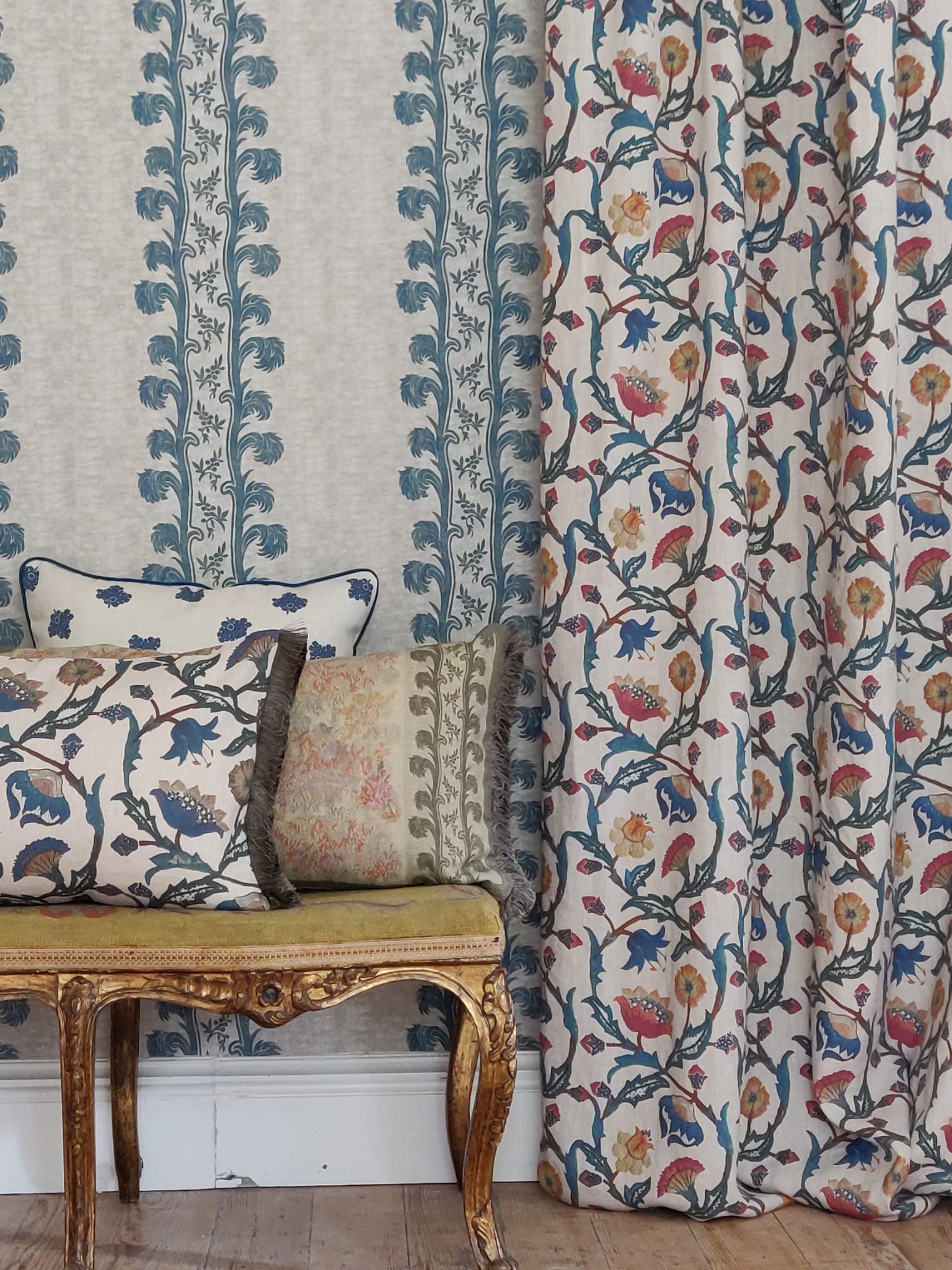 Premium Linen & Indigo D'Arbres Collection - Stylish Home Decor & Fashion Accessories for Boho, Farmhouse & Coastal Living
