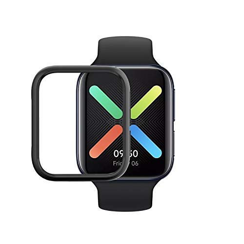 Oppo Watch 46mm Smart Watch Case - Black TPU Protective Cover for Men & Women | Shockproof, Scratch Resistant | Perfect for Workouts, Running & Daily Use