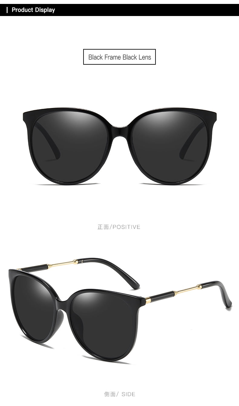 Aidien Women's Full Rim Polycarbonate Oval Reading Glasses with Sunglasses B350 - Stylish Eyewear for Reading & Outdoor Activities