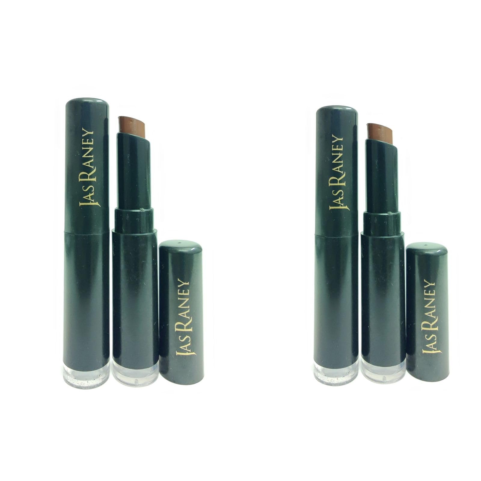JAS RANEY Hair Roots & Side Locks Touch Up Stick Combo Pack - 2 Pcs Brown Hairline Shading Stick for Grey Coverage & Instant Root Touch Up | Perfect for Travel, Work & Everyday Use