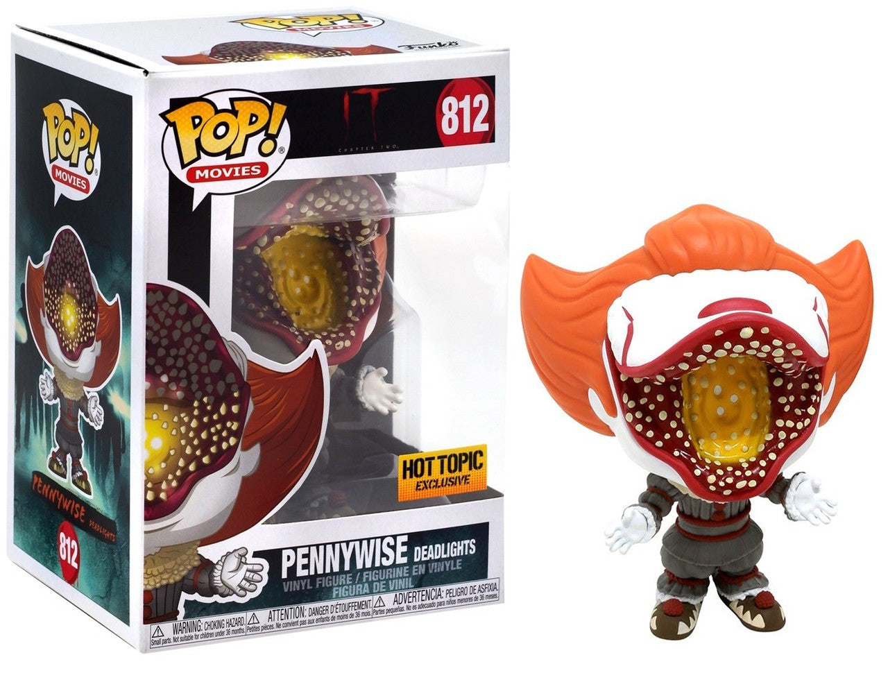 Pennywise Deadlights IT Movie Prop Replica - Horror Collectible for Halloween Decor & Cosplay - Exclusive Edition #812
