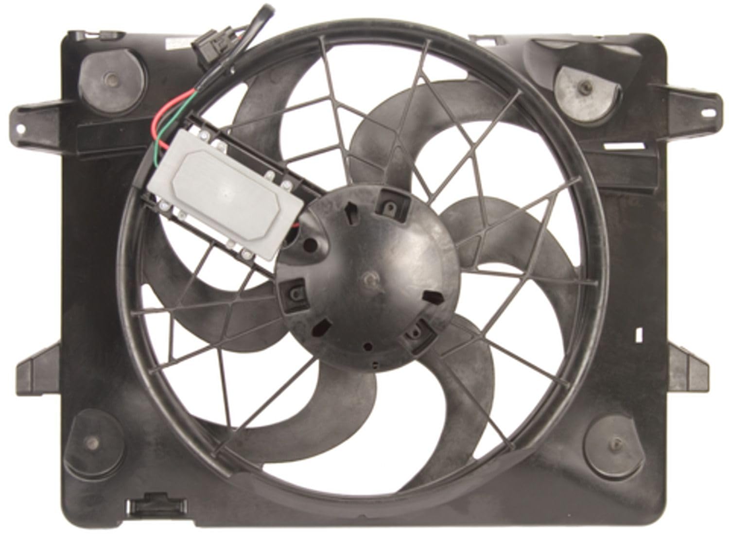 Four Seasons 75651 Radiator Fan Motor Assembly - Replacement for Car Cooling System | Perfect for Overheating Prevention & Engine Temperature Control