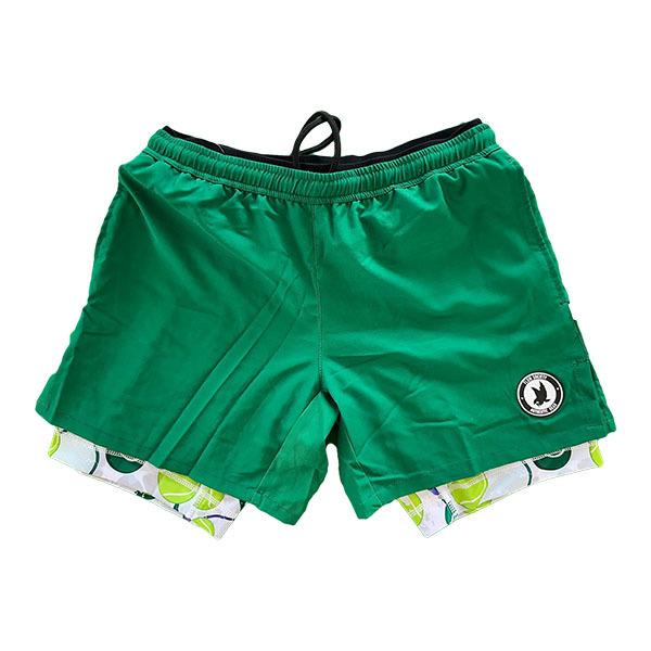 Men's Compression Tennis Shorts - Breathable & Moisture-Wicking for Active Sports - Perfect for Tennis, Running & Gym Workouts