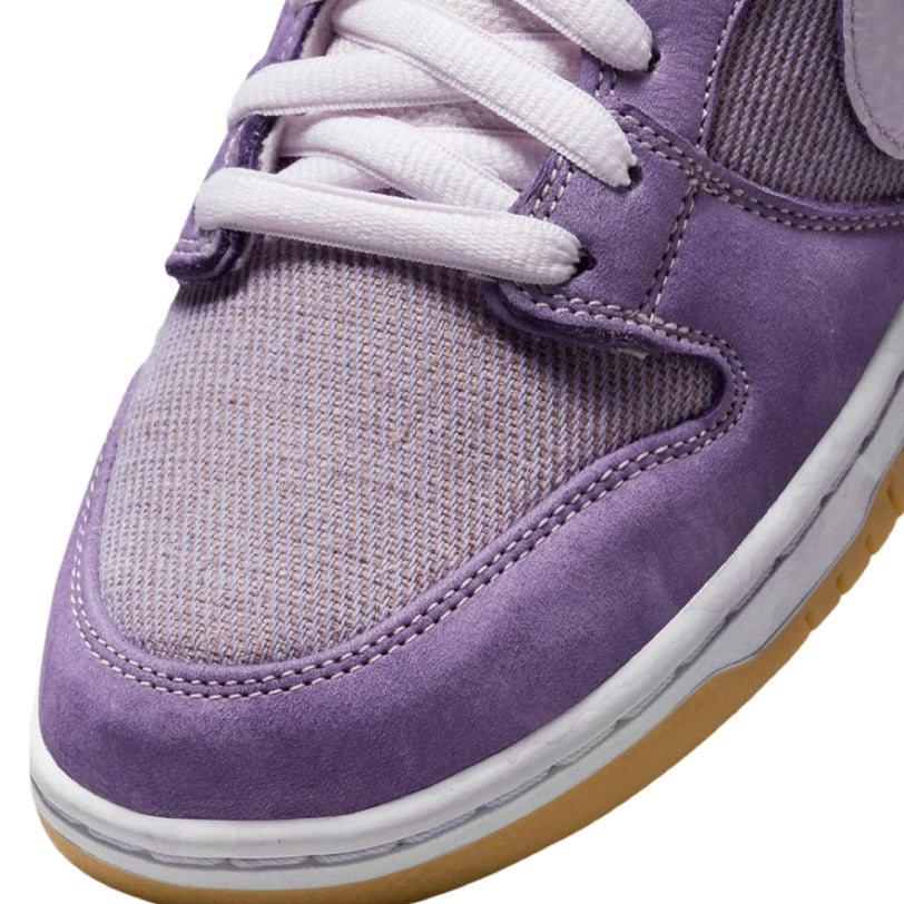 Nike SB Dunk Low Pro ISO Lilac Corduroy Skate Shoes - Comfortable & Stylish Sneakers for Men and Women - Perfect for Skateboarding, Casual Wear & Street Fashion