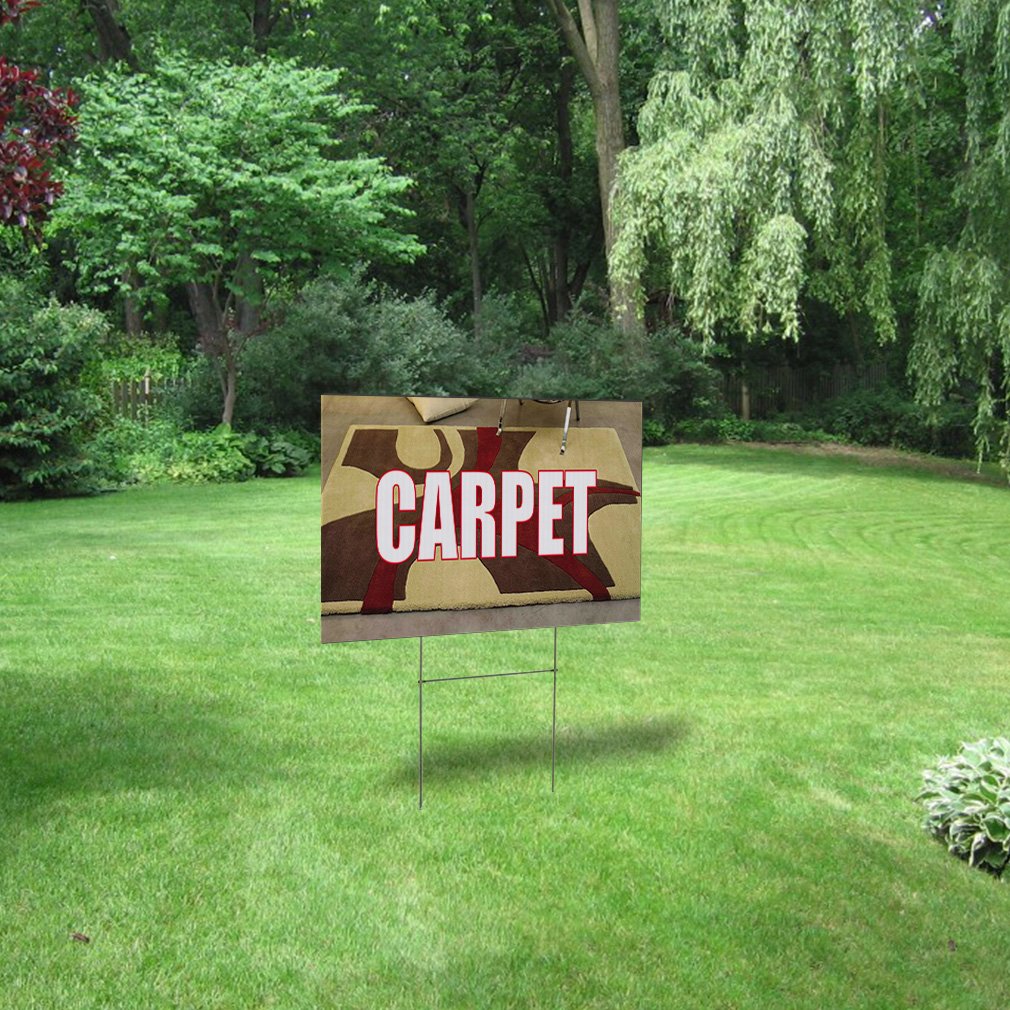 24x18 Inch Weatherproof Yard Sign Carpet - Double-Sided Outdoor Advertising Print for Lawn, Garden & Events - Durable All-Weather Decoration for Businesses, Parties & Seasonal Displays