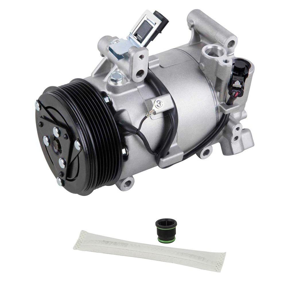 New AC Compressor with A/C Drier for 2016-2019 Honda Civic 2.0L - BuyAutoParts 61-94032R2 - Perfect for Summer Cooling & Auto AC Repair