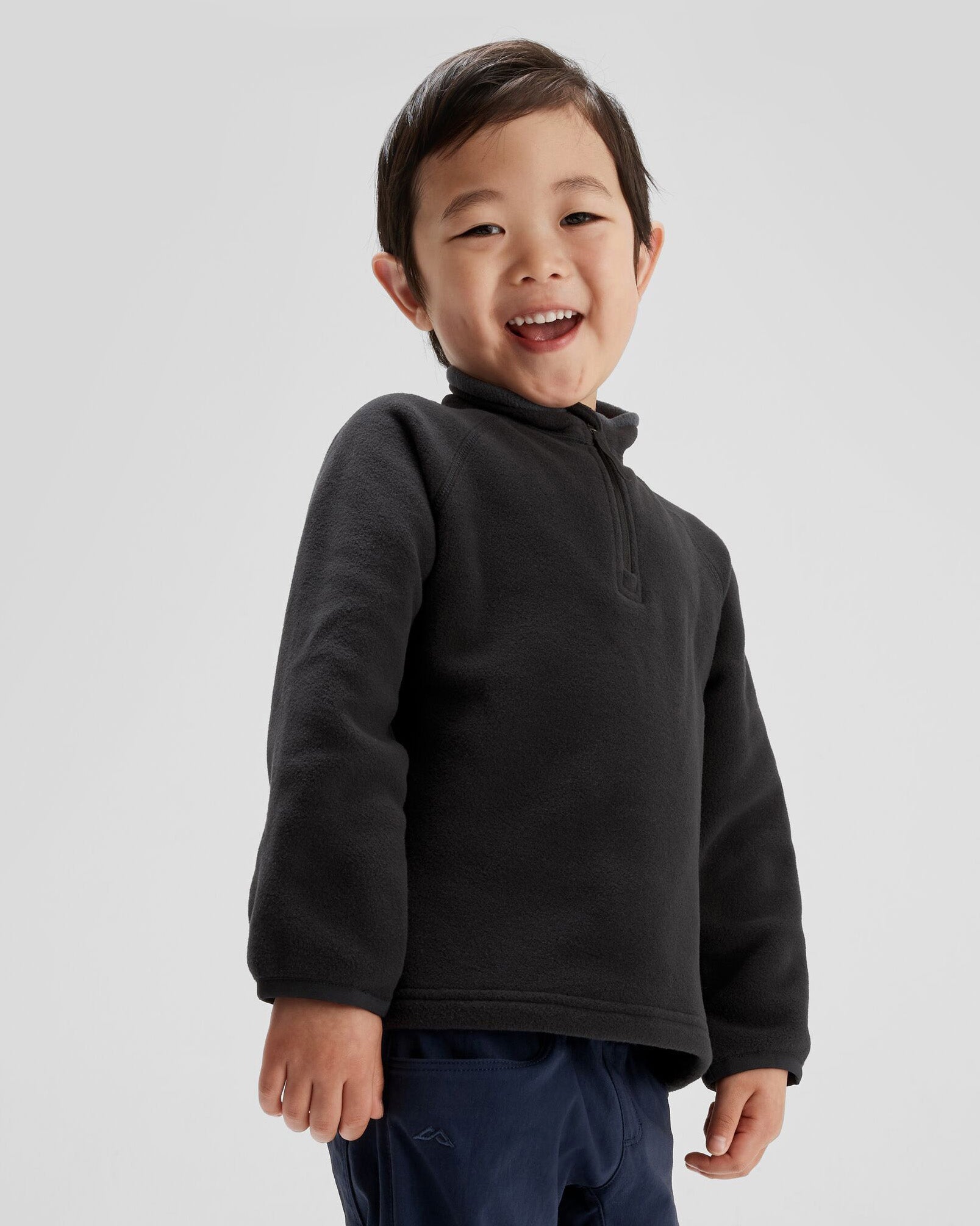 Kids' Ridge 100 PrimaLoft Bio Pullover Jacket - Black - Warm & Eco-Friendly Winter Outerwear for Boys & Girls - Perfect for Snow Play, Skiing & Outdoor Adventures
