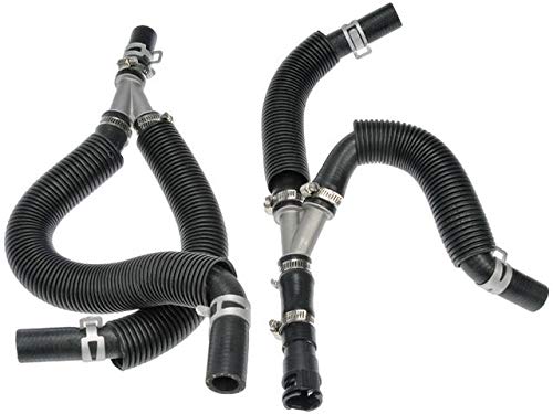 2008-2009 Chrysler Town and Country Heater Hose Kit with Auxiliary Heater, Aluminum Y Pipe & Clamps - Engine Cooling System Replacement for Winter Driving & Cold Weather Protection