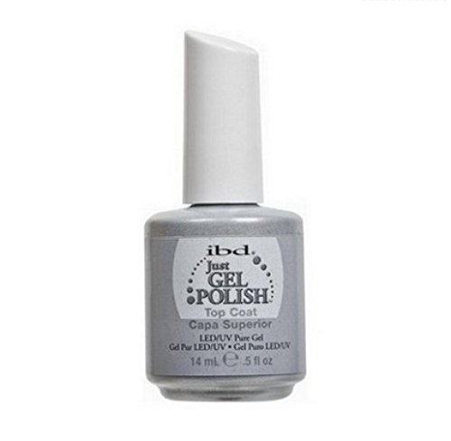 IBD Top Coat Gel - High Shine Long-Lasting Nail Polish Sealer for Salon-Quality Manicures at Home | Perfect for Gel Nails, Acrylics & DIY Nail Art
