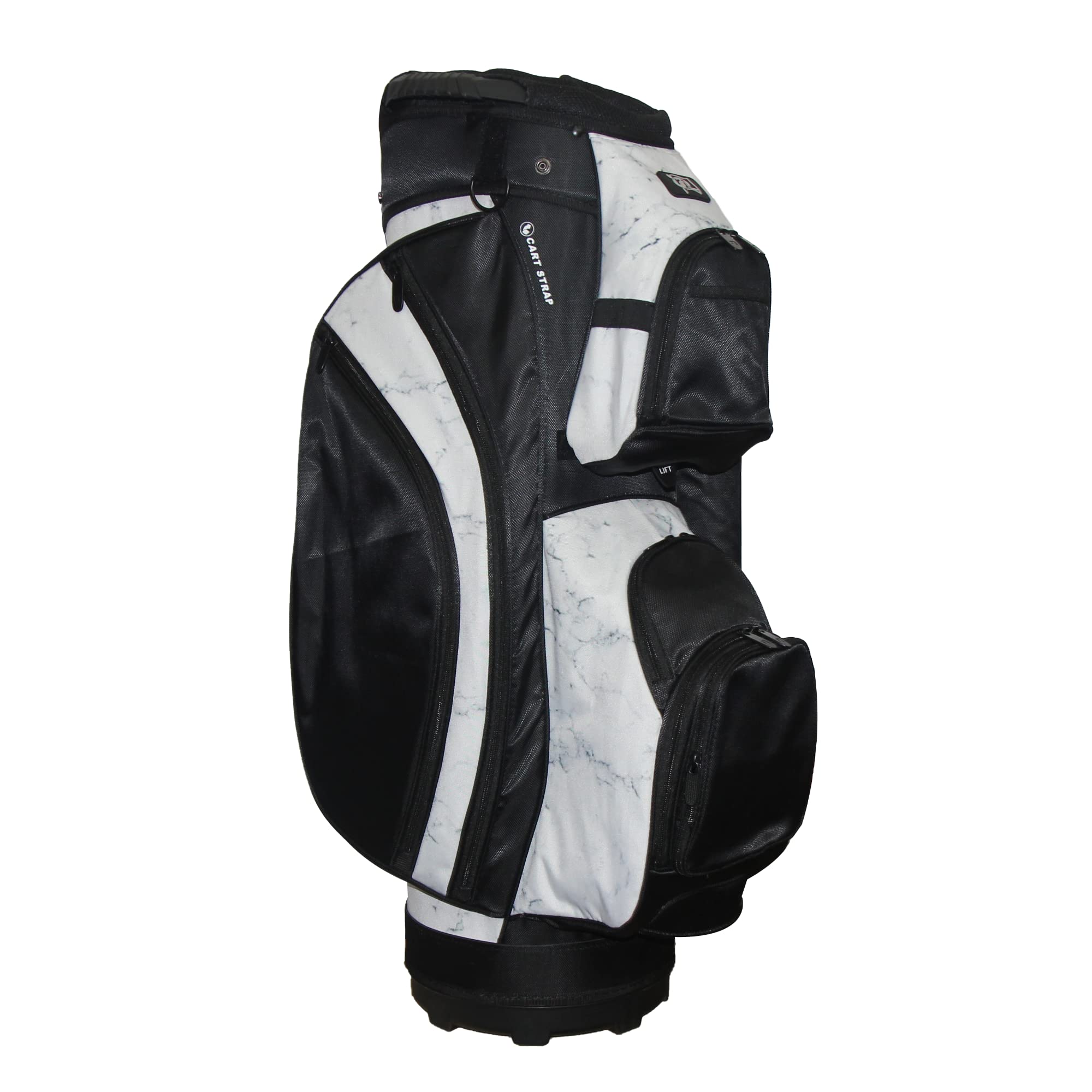 RJ Sports Bliss 14-Way Divider Top Women's Deluxe Golf Cart Bag - Lightweight Waterproof Ladies Golf Stand Bag with Cooler Pocket - Perfect for Golf Courses & Country Clubs