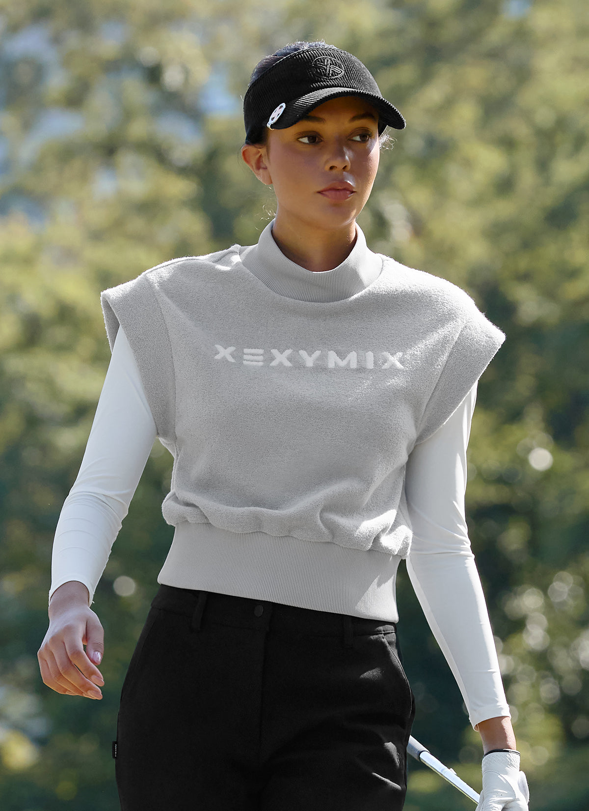 Cozy Boucle Lettering Fleece Vest for Women - Soft & Warm Winter Layering Piece - Perfect for Casual Outfits, Office Wear & Outdoor Activities