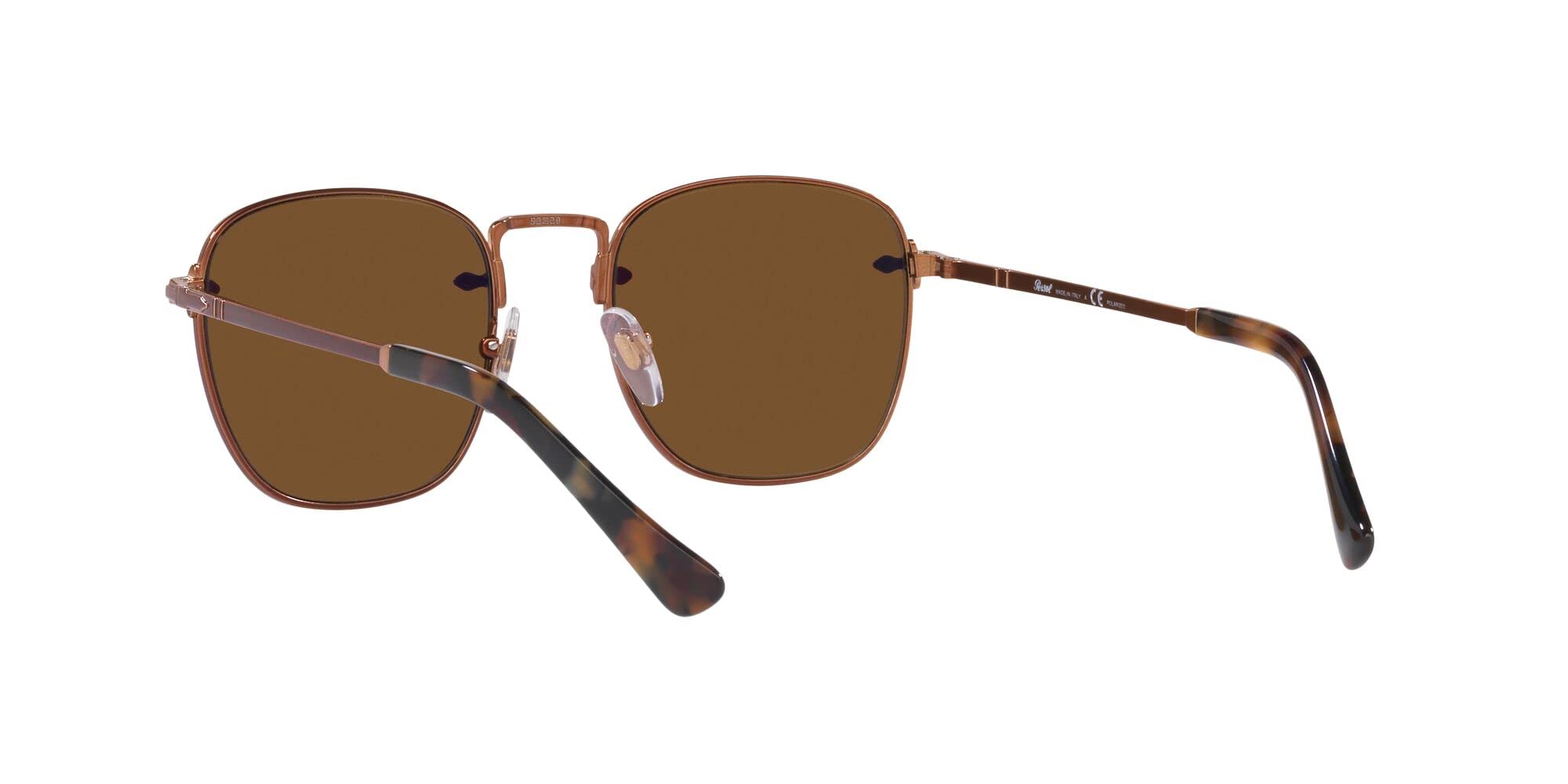 Persol PO2490S Square Sunglasses for Men & Women - Classic UV Protection Polarized Lenses - Perfect for Driving, Travel & Outdoor Activities