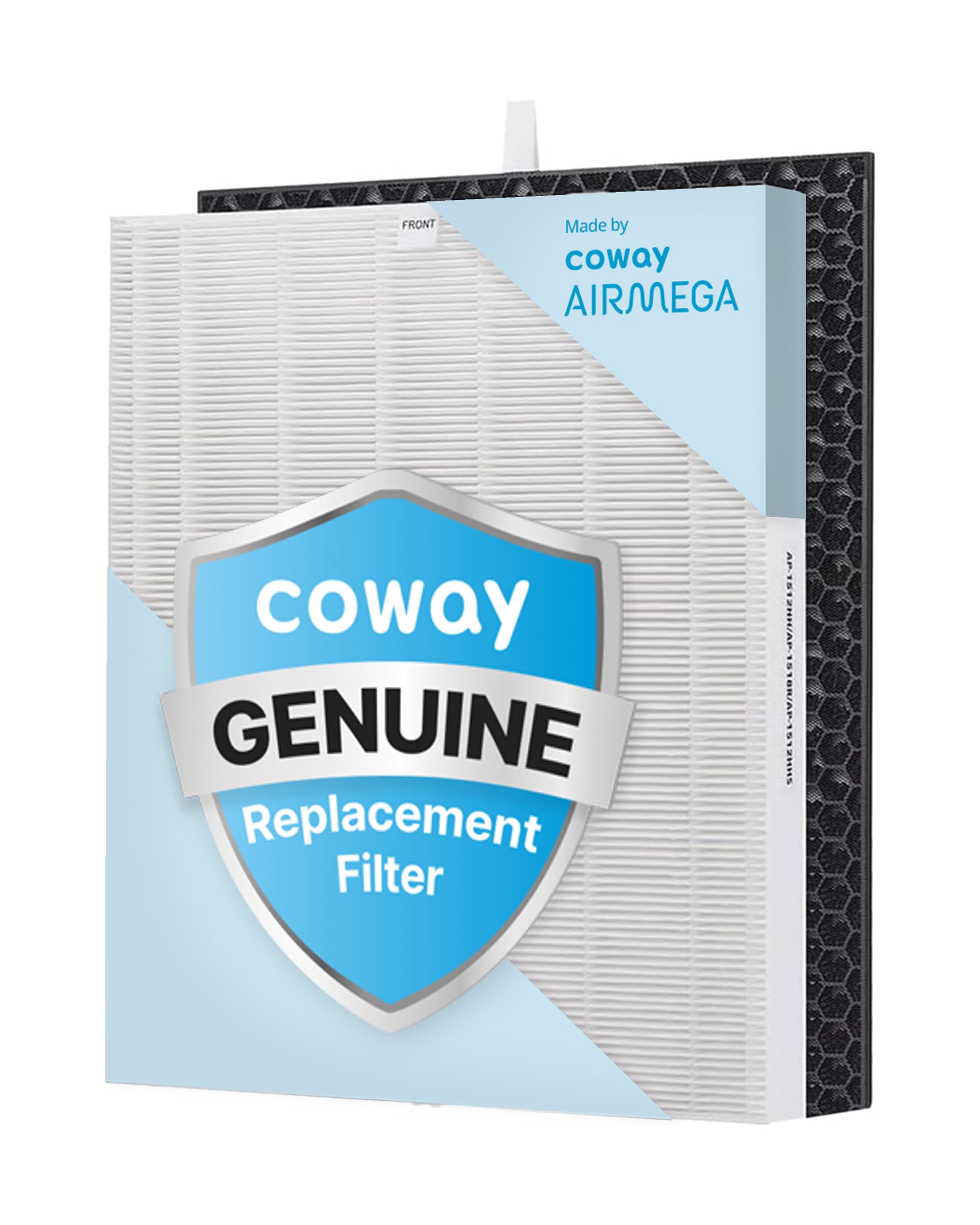 Coway Airmega AP-1512HHS Air Purifier Replacement Filter Set - Green True HEPA & Activated Carbon Filter (AP-1512HHS-FP) for Home, Office & Allergies Relief
