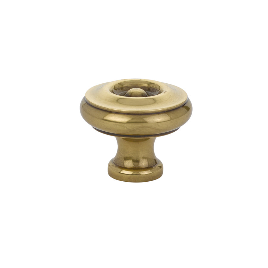 Vintage French Brass Cabinet Knobs and Drawer Pulls - Heritage No.2 Collection - Antique Style Hardware for Kitchen Cabinets, Dressers & Furniture Restoration