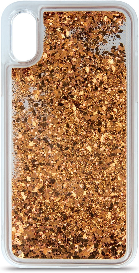 Apple iPhone 11 Case - Liquid Sparkle Protective Cover in Gold | Slim Fit Shockproof Phone Case for Everyday Use & Travel Protection