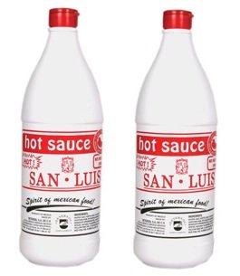 San Luis Salsa Picante Hot Sauce - 31.4 Oz (Pack of 2) | Authentic Mexican Hot Sauce | Perfect for Tacos, Burritos & Nachos | Spicy Flavor Enhancer for Home Cooking & Parties