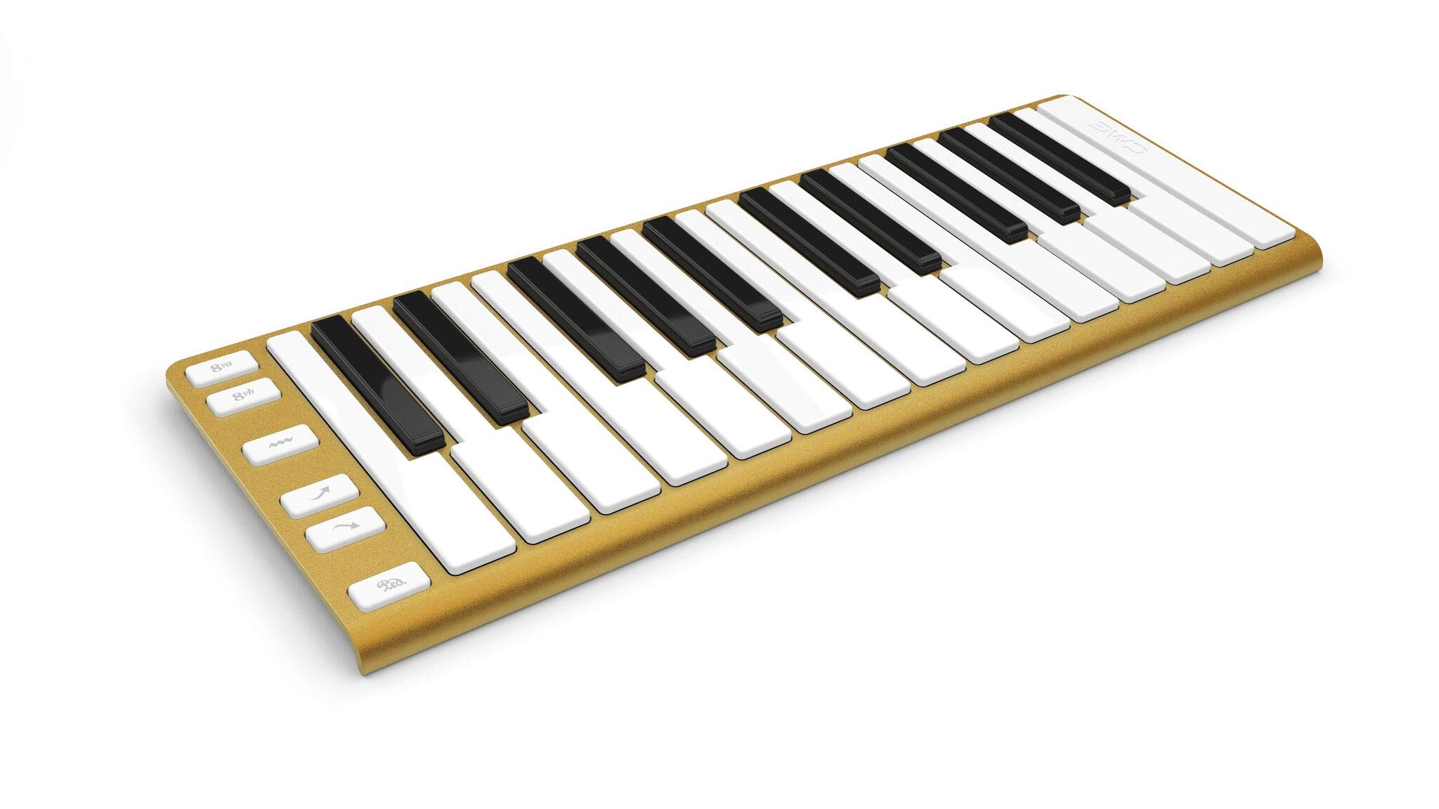 CME Xkey 25 USB MIDI Keyboard Controller - 25-Key Portable Music Production Keyboard with Aftertouch (Gold Edition) | Perfect for Home Studio Recording, Live Performances & Music Production