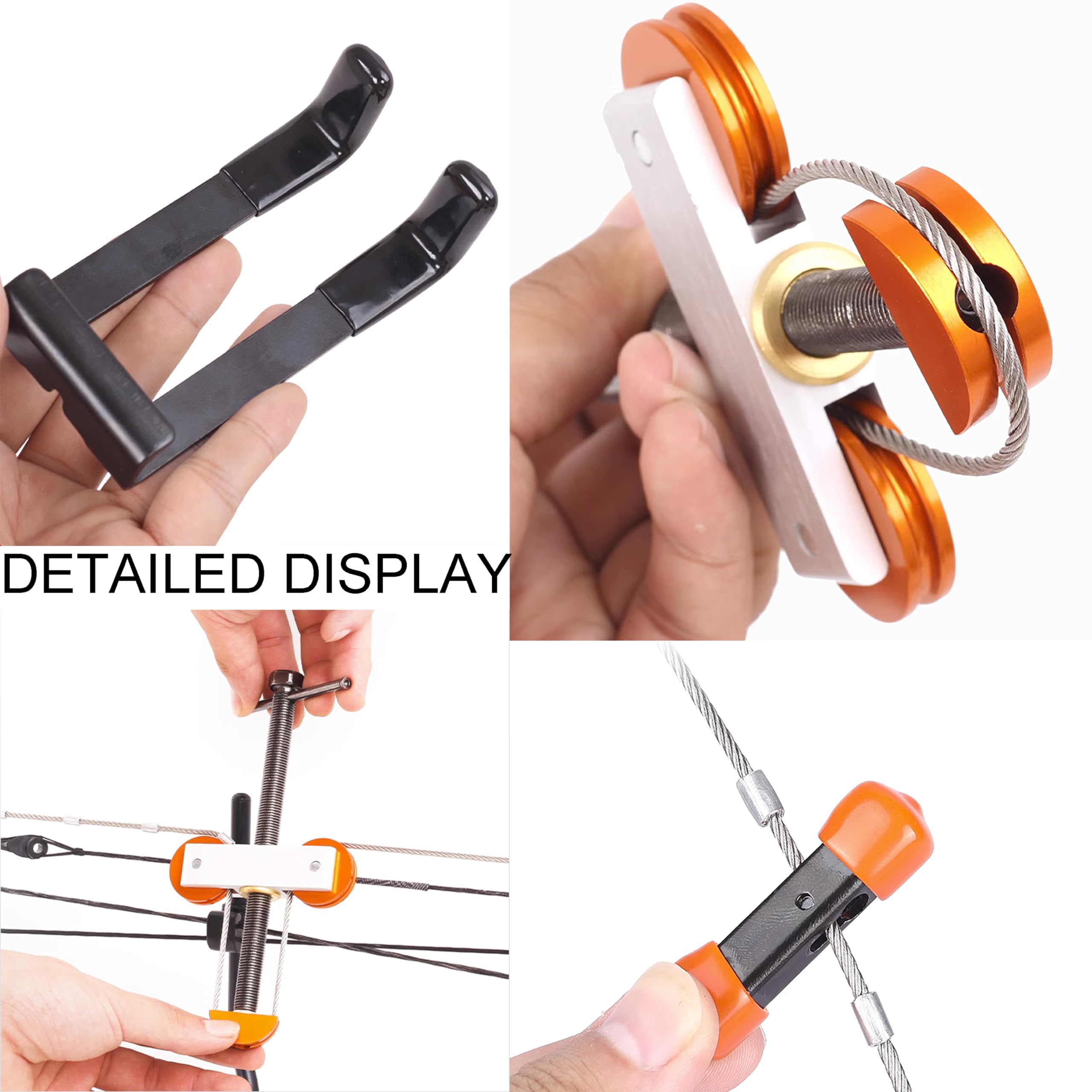 **Universal Aluminum Compound Bow Press - Portable Hunting Bow Press Tool for Archery, String Replacement & Bow Opener | Perfect for DIY Bow Maintenance & Hunting Accessories**