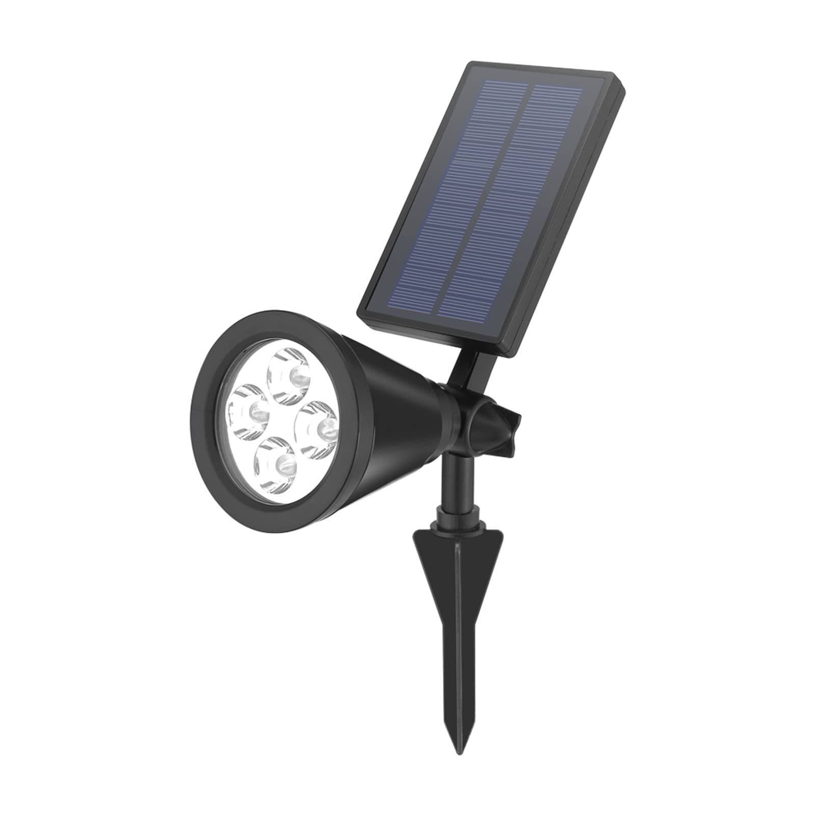 XUnion Solar Spotlights - 2-in-1 RGB Color Changing LED Wall & Ground Landscape Lights with Auto On/Off Sensor, Waterproof Solar Garden Lights for Pathway, Yard, Patio, and Outdoor Decoration