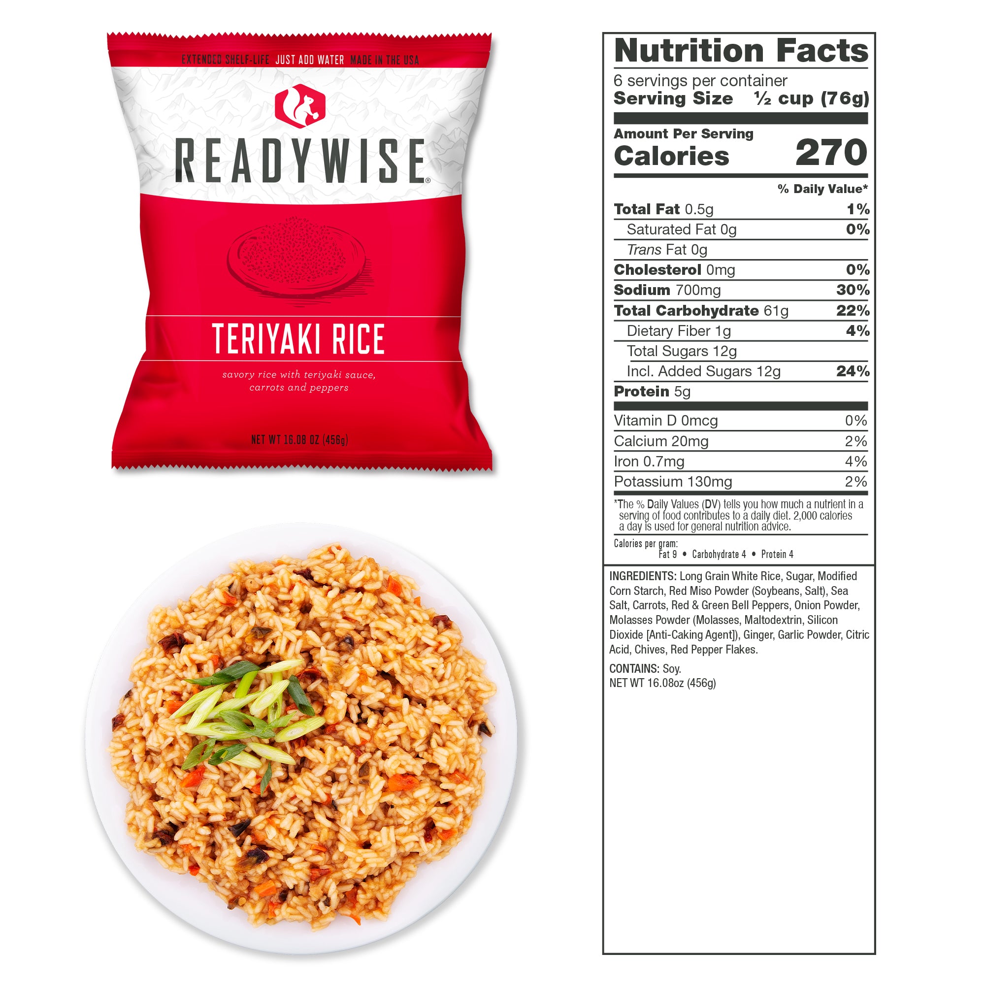 ReadyWise 84-Serving Emergency Food Bucket - Breakfast & Entree Meals for Camping, Hiking & Disaster Preparedness