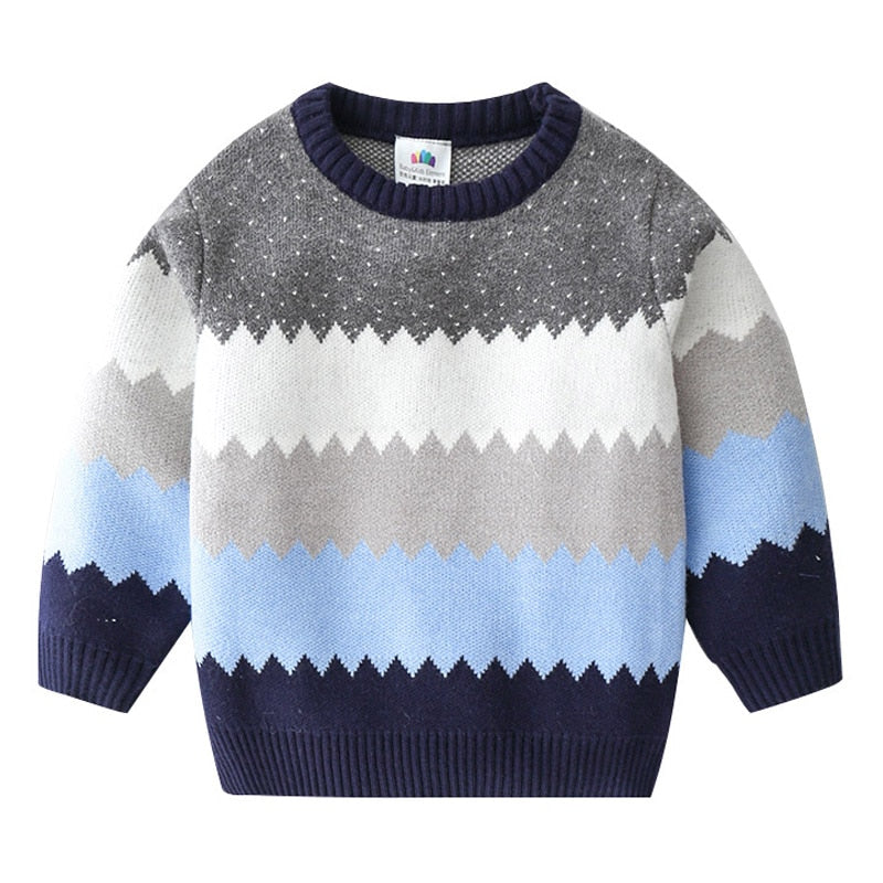 Stylish Winter Wonderland Color Block Patchwork Sweater for Women | Cozy Knit Pullover | Perfect for Christmas Parties & Casual Outings