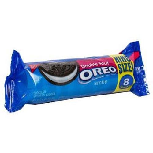 NABISCO King Size OREO Double Stuf Sandwich Cookies 4oz (Pack of 10) - Perfect for Snacking, Parties & Lunchboxes