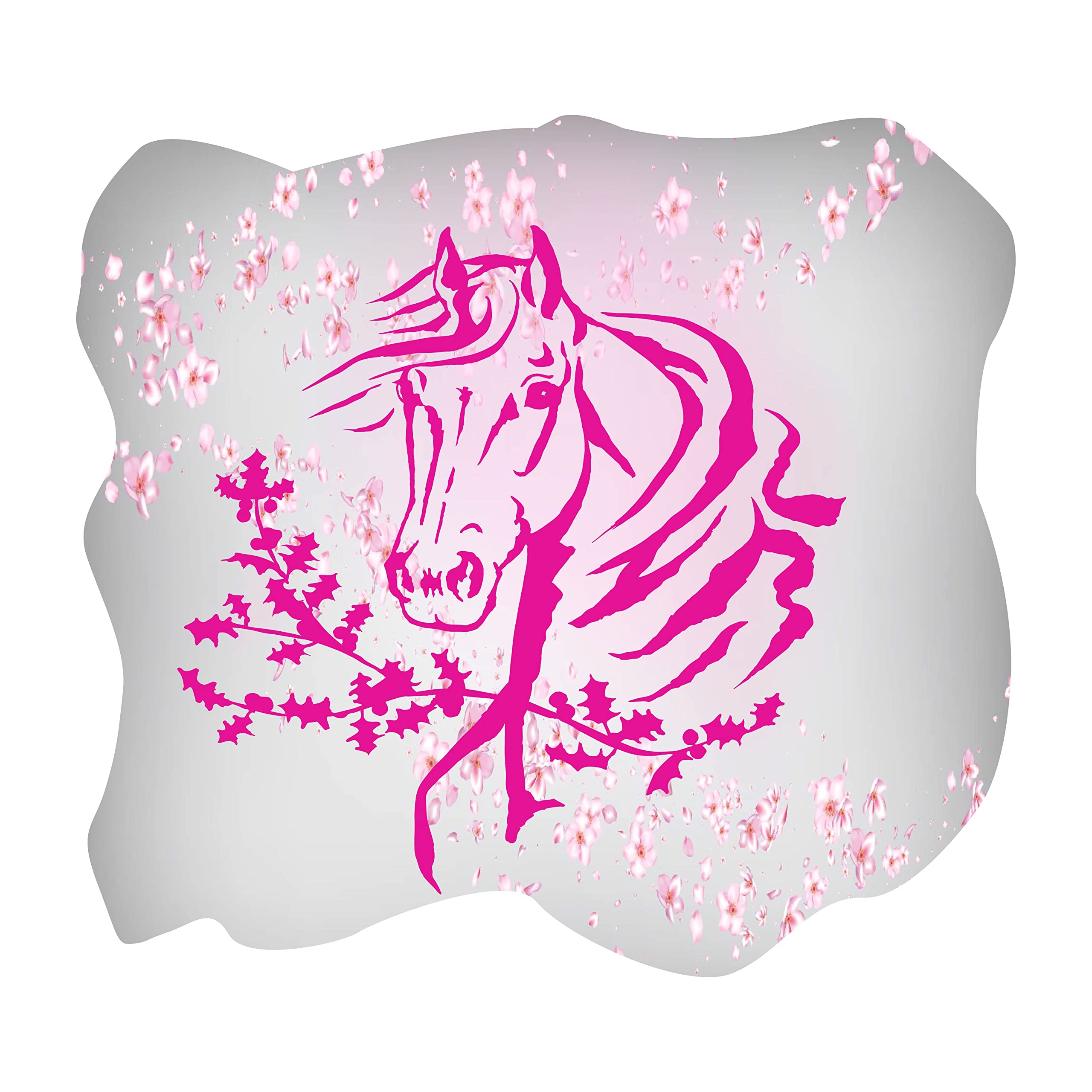 Kids Animal Wall Decals - 40x36 Inch Removable Horse Pony Stickers for Boys & Girls Bedroom Decor | DIY Creative Nursery, Playroom & Kids Room Wall Art