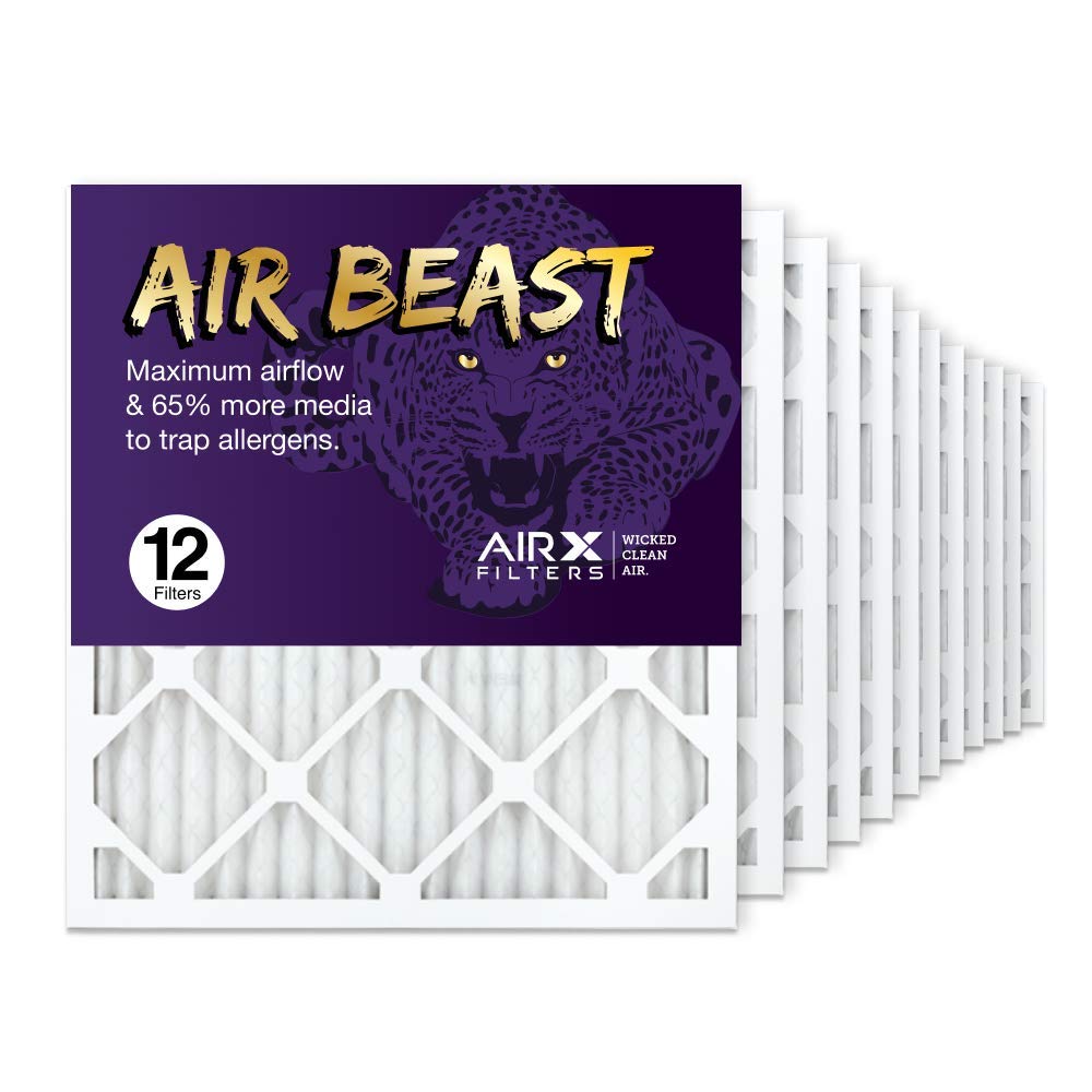 AIRx Filters 18x20x1 MERV 11 Pleated HVAC AC Furnace Air Filter - 12 Pack, Made in USA | Improves Indoor Air Quality for Allergies & Dust Control in Homes & Offices