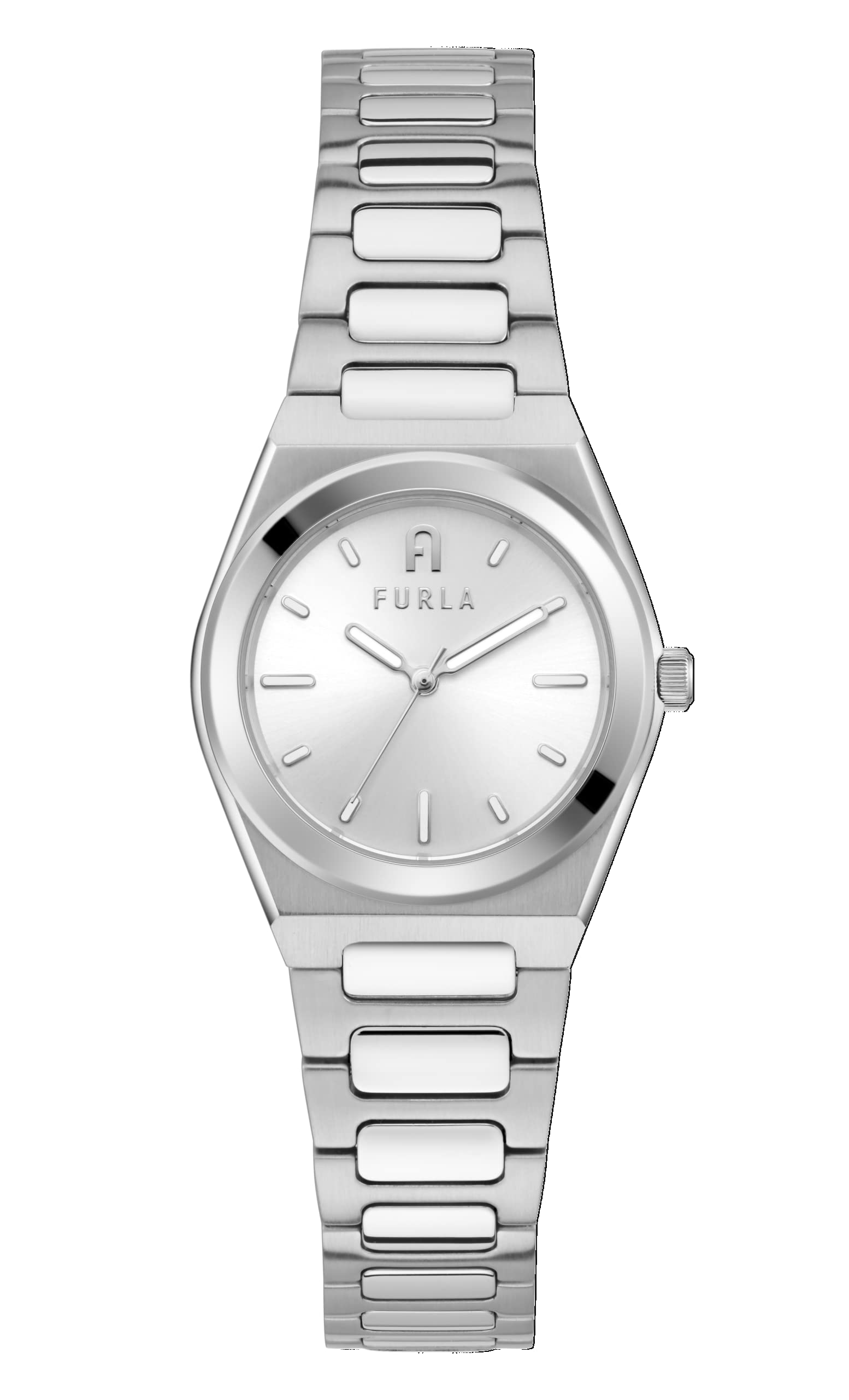 FURLA Women's Silver-Tone Stainless Steel Bracelet Watch WW00020010L1 - Elegant Dress Watch for Office, Party & Everyday Wear