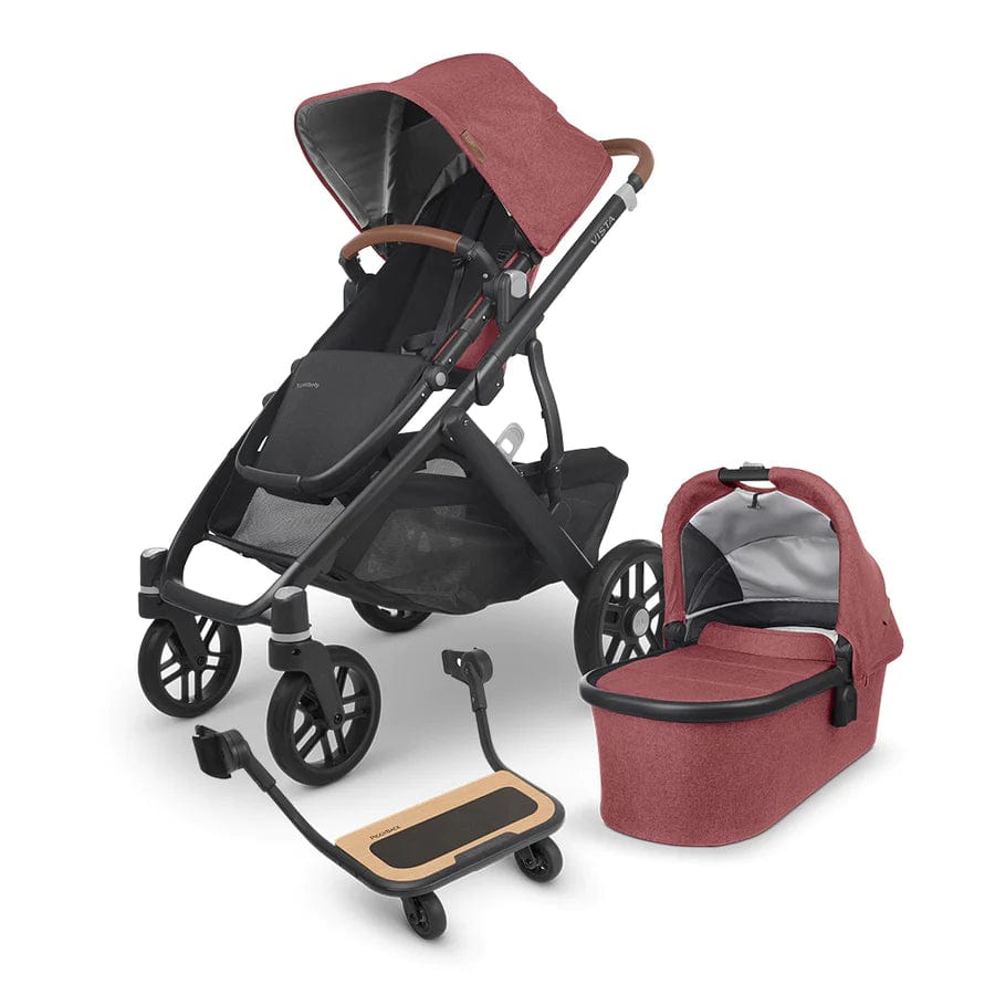 Vista V2 Stroller with Piggyback Board - Lightweight, Compact & Adjustable Baby Stroller for Travel & Everyday Use - Perfect for Parents on the Go