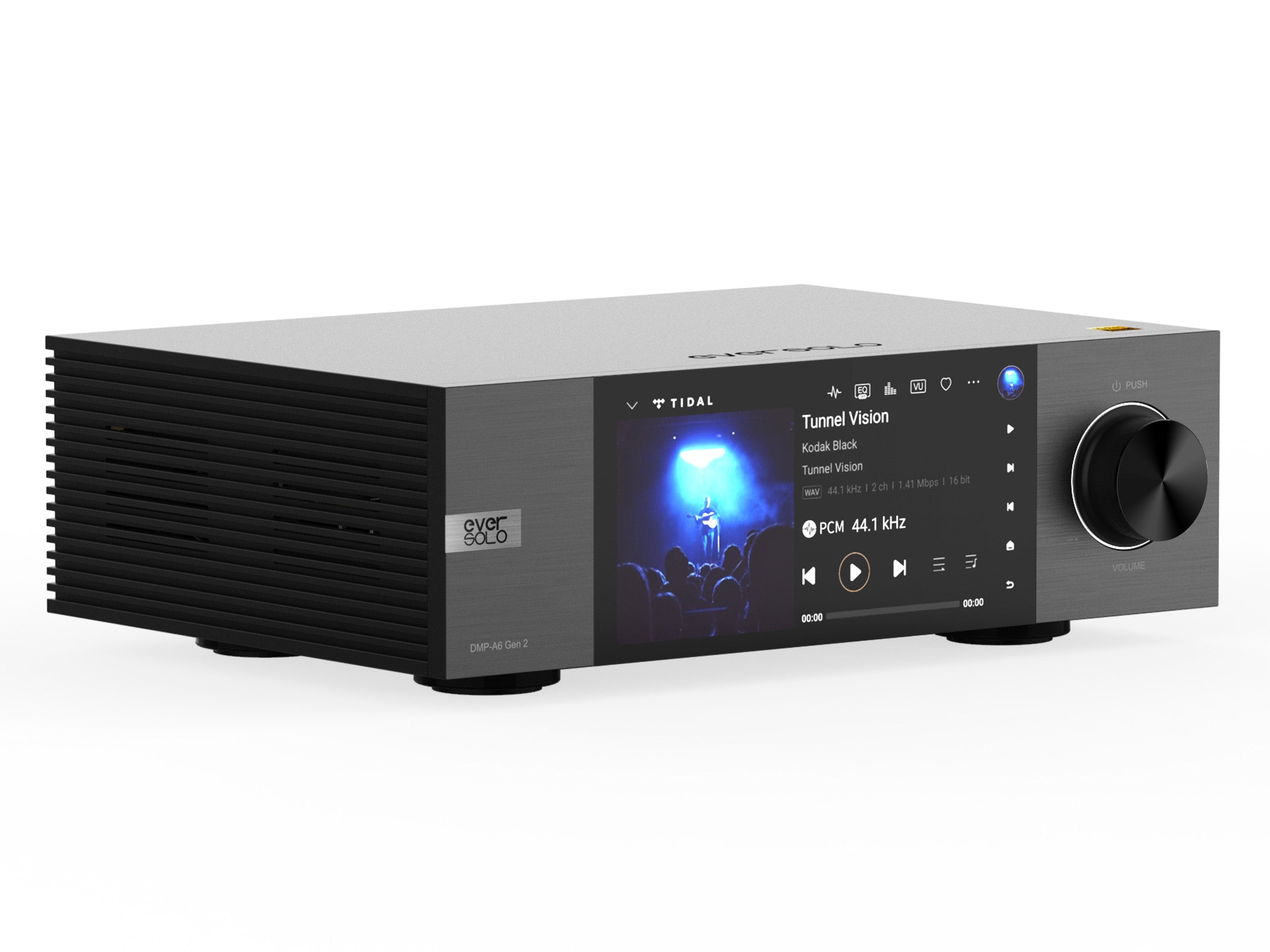 EverSolo DMP A6 Gen 2 Hi-Res Audio Streamer & DAC with Bluetooth 5.0 | Lossless Music Player for Home Theater & Audiophile Systems | Perfect for Streaming Spotify, Tidal & FLAC Files
