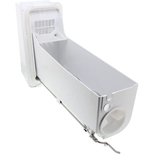ClimaTek Refrigerator Ice Bucket Assembly Compatible with Samsung - Replacement Part DA82-01396ACM - Perfect for Kitchen, Home Bar & RV Refrigeration