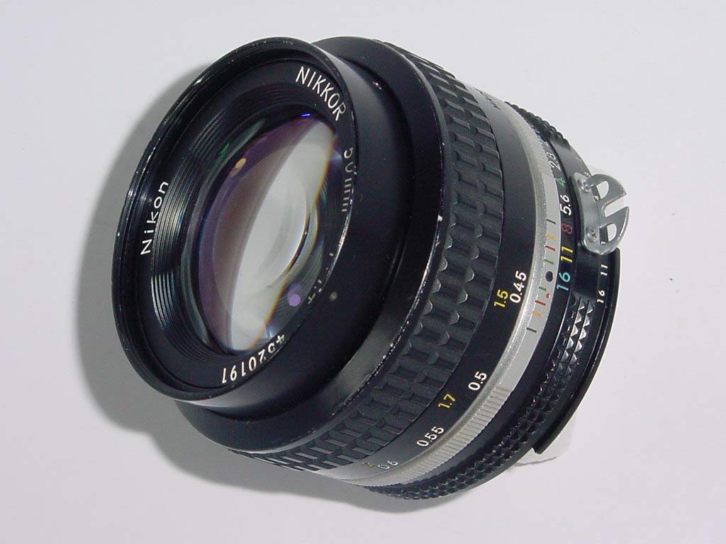 Nikon Nikkor 50mm f/1.4 AI Manual Focus Prime Lens for Nikon DSLR & Film Cameras - Fast Aperture, Sharp Portraits & Low Light Photography (Renewed) - Perfect for Street, Wedding & Travel Photography