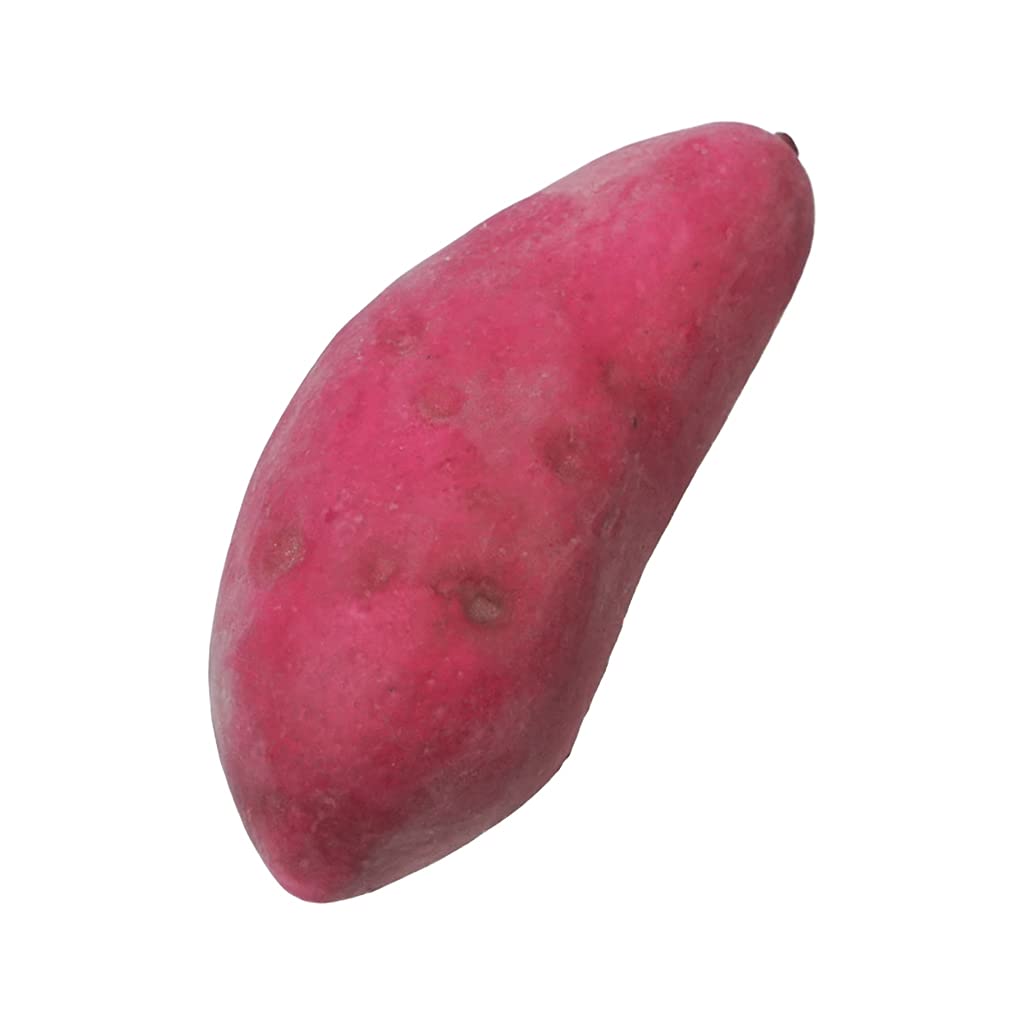 Artificial Purple Sweet Potato Decor - Realistic Foam Fake Vegetables for Kitchen Display, Home Decor, Early Education Props - Perfect for Farmhouse Decor, Play Kitchen, and Preschool Learning Activities