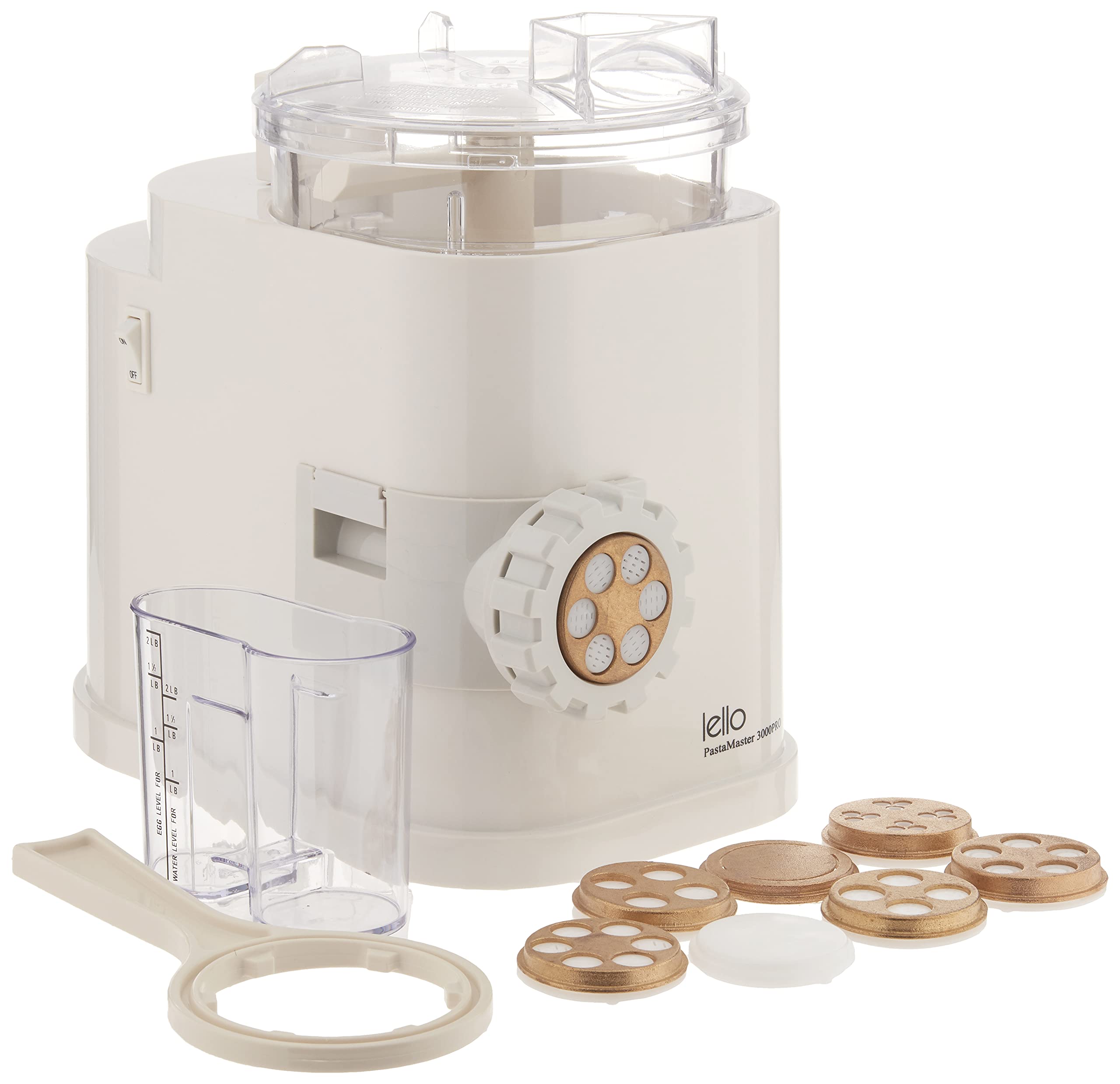 Lello 2730 3000 PastaMaster Automatic Pasta Maker Machine - Fresh Homemade Pasta Dough Maker for Italian Cuisine | Perfect for Restaurants, Home Chefs & Pasta Lovers