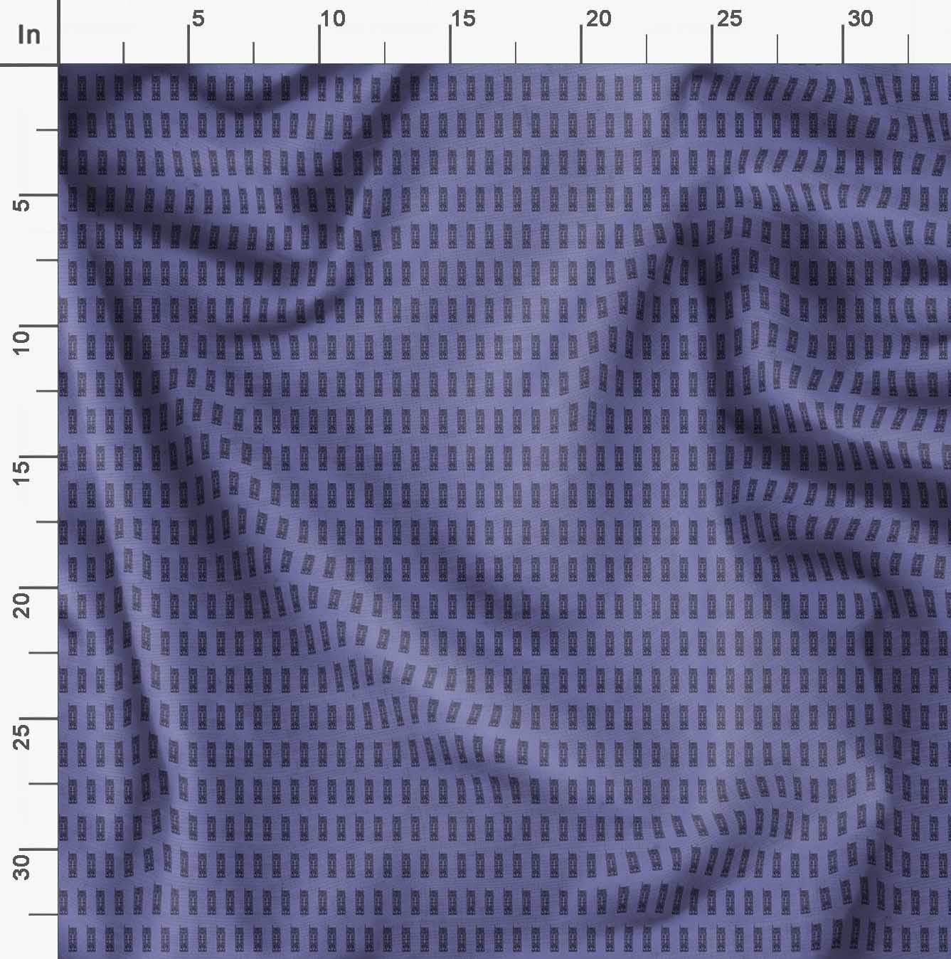 Soimoi Purple Polyester Crepe Fabric by The Yard - 42 Inch Wide Urban Tapestry Architectural Print Fabric for Dresses, Curtains & Home Decor - Architectural Marvels Woven into Urban Art Design