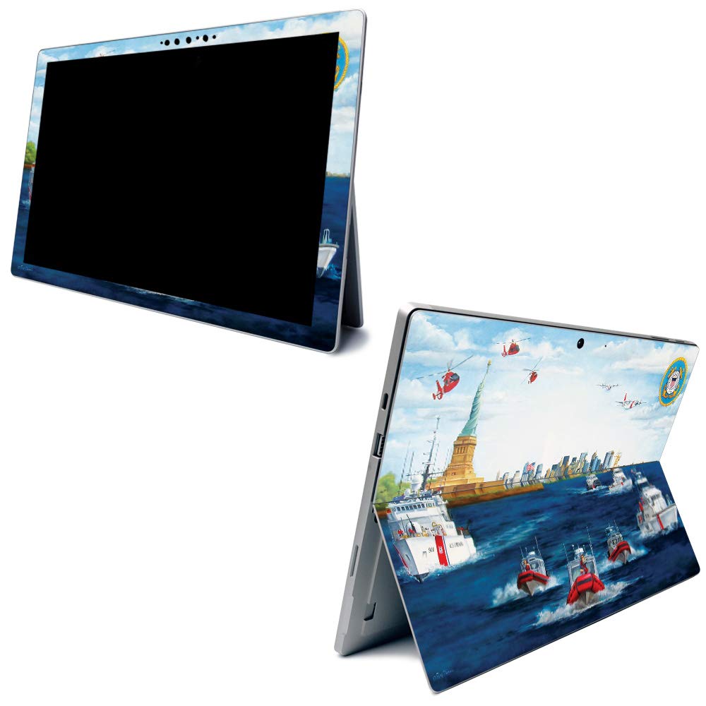 Premium Carbon Fiber Skin for Microsoft Surface Pro 7 - Durable Protective Cover with Textured Finish | Easy to Apply & Remove | Made in USA | Perfect for Work, Travel & School Use